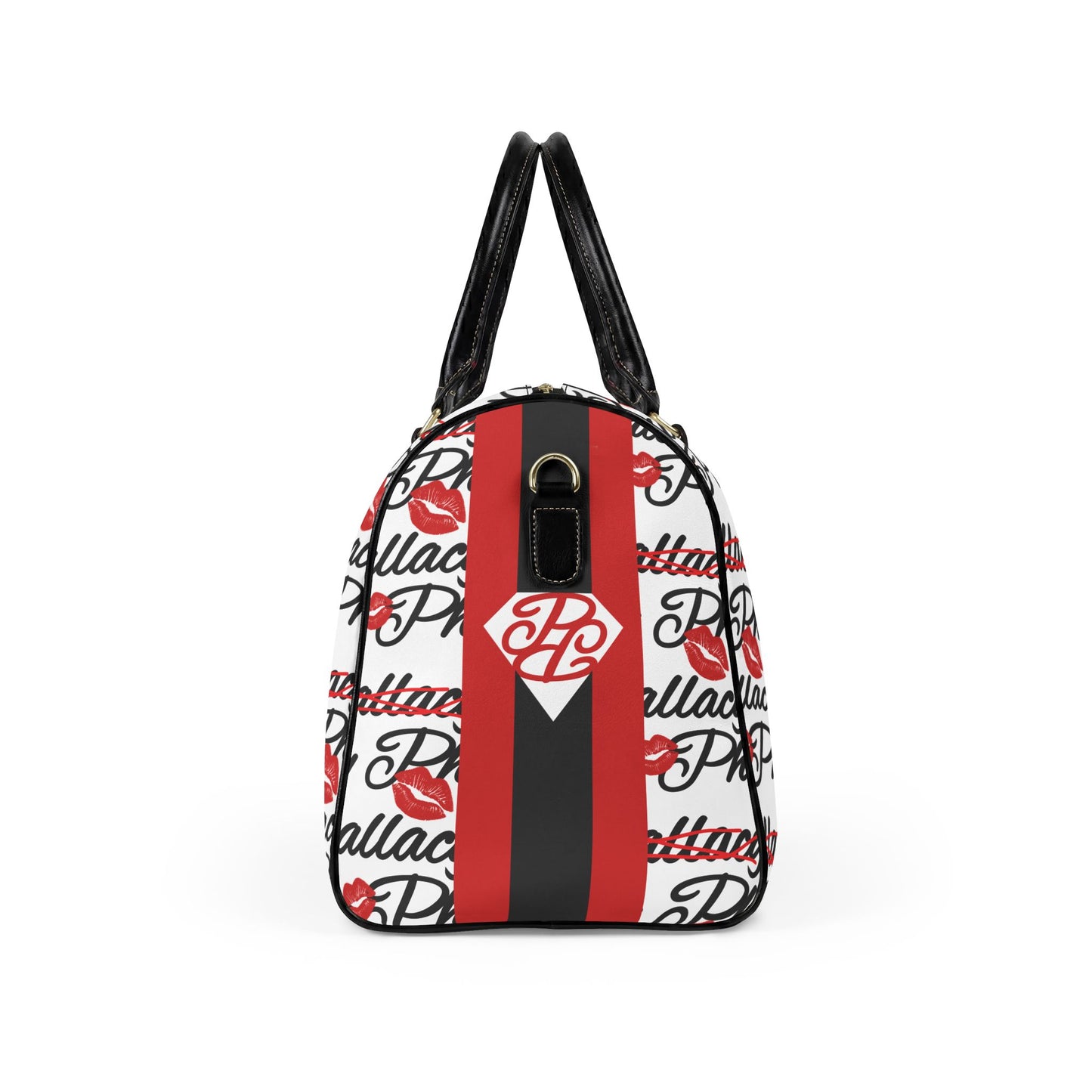 Phallacy Lips Designer Vegan Leather Travel Bag