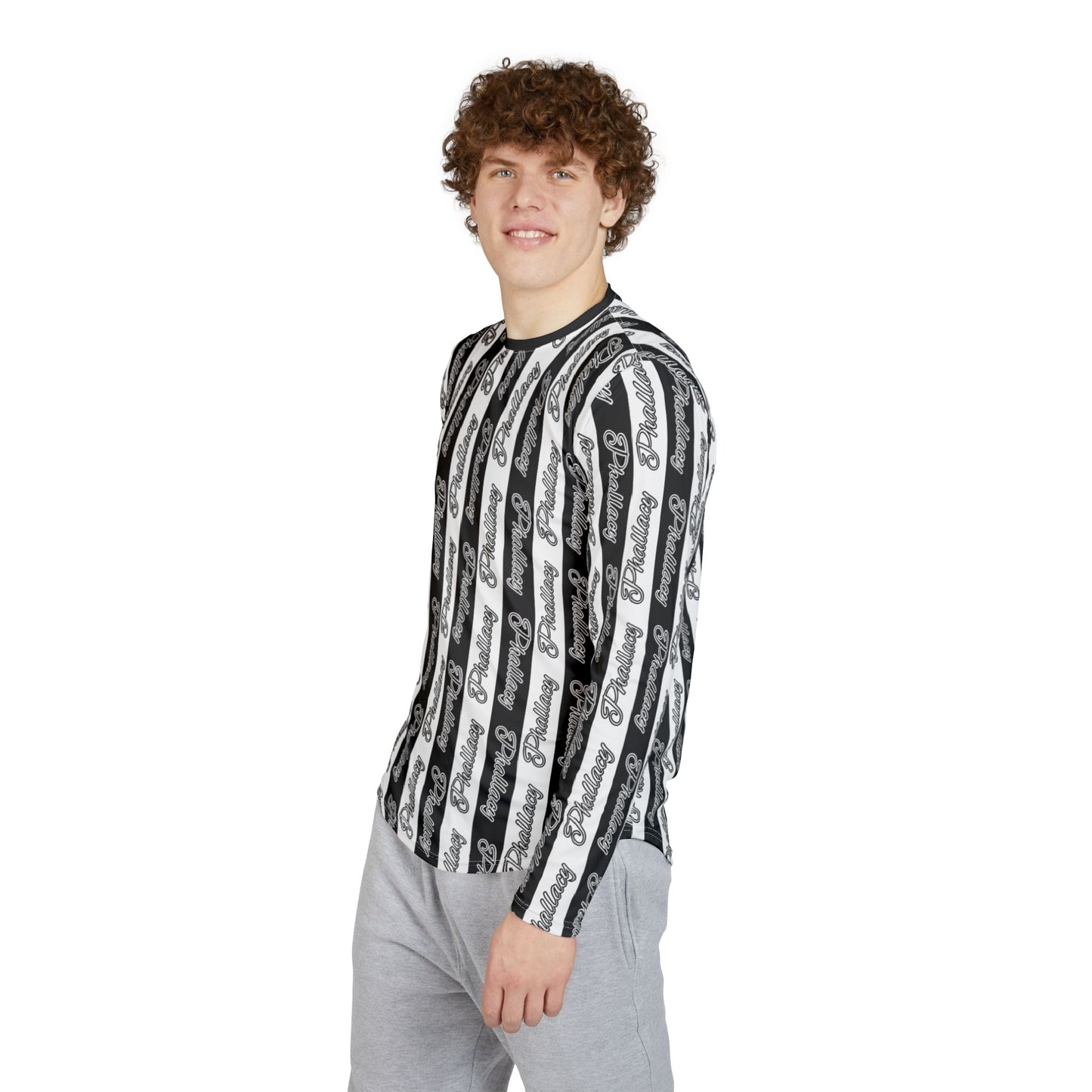 Phallacy Signature Designer Men's UV Protection Long Sleeve Shirt