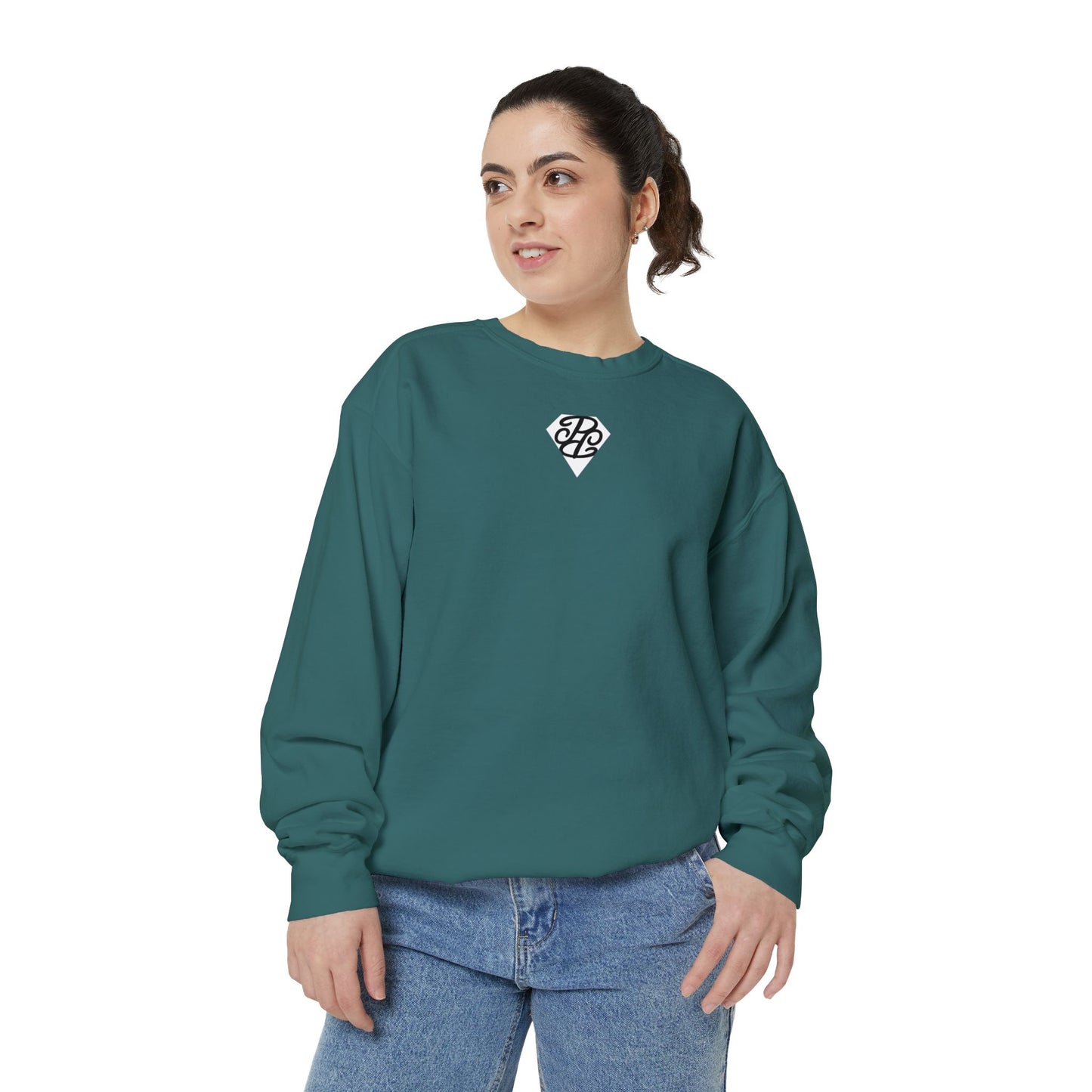 Phallacy Diamond Unisex Garment-Dyed Sweatshirt