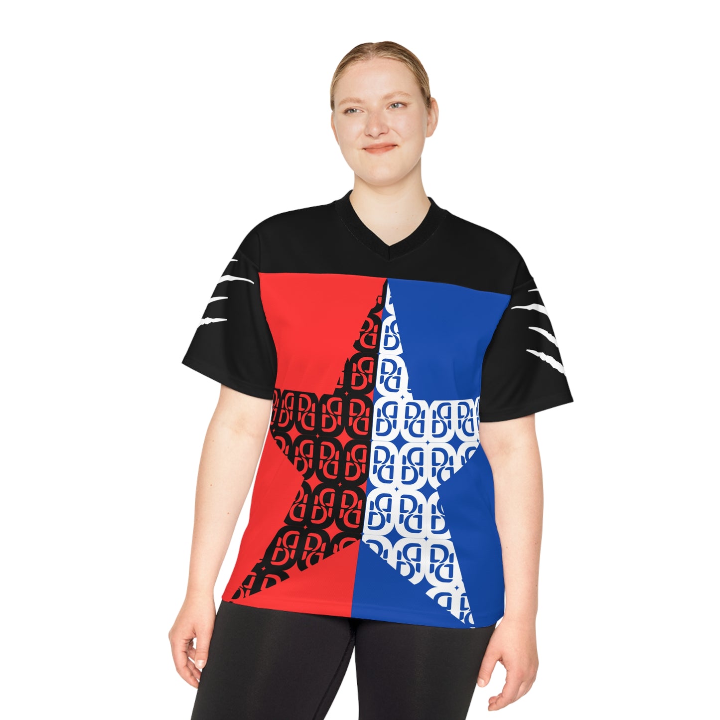 Phallacy Star Designer Unisex Football Jersey