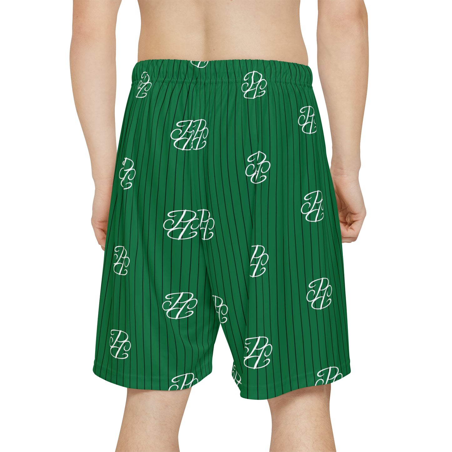 Phallacy Players Striped Designer Sports Shorts