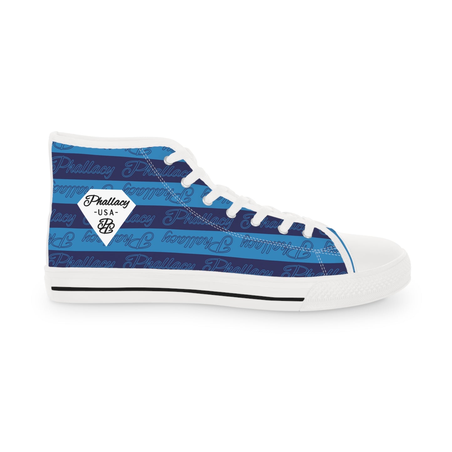 Phallacy Signature Designer Men's High Top Sneakers - Stylish Casual Footwear for Everyday Wear
