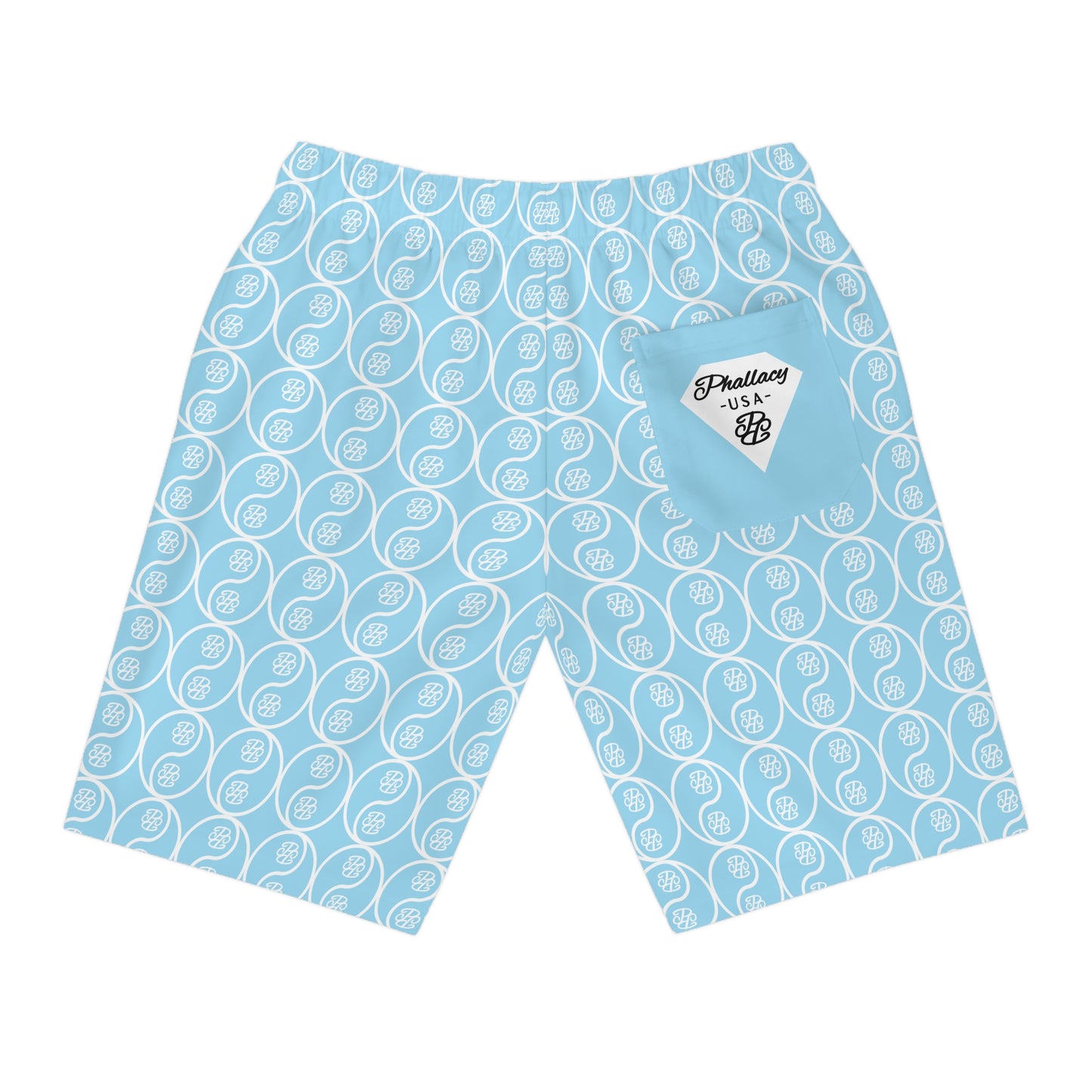 Phallacy Yin-Yang Designer Athletic Shorts