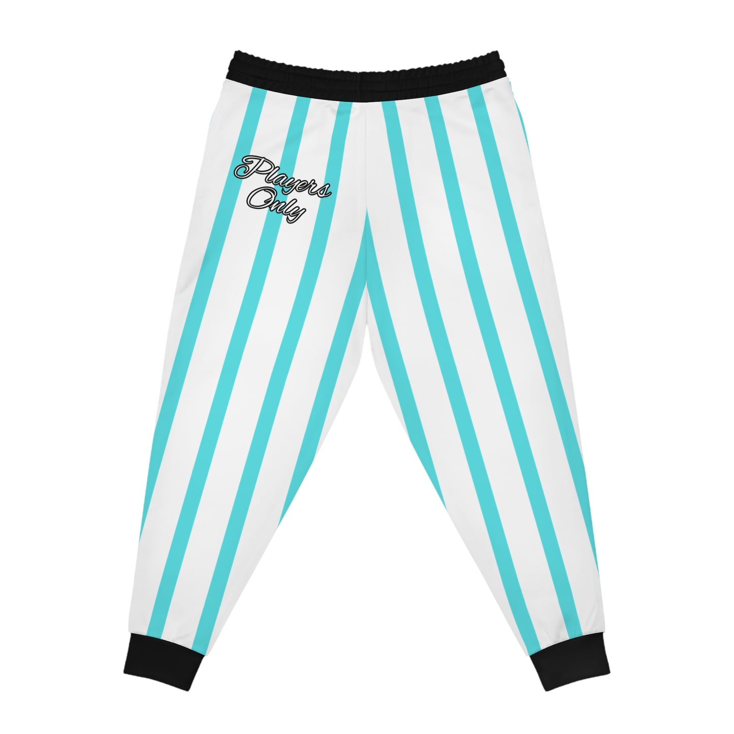Phallacy Striped Designer Unisex Athletic Joggers