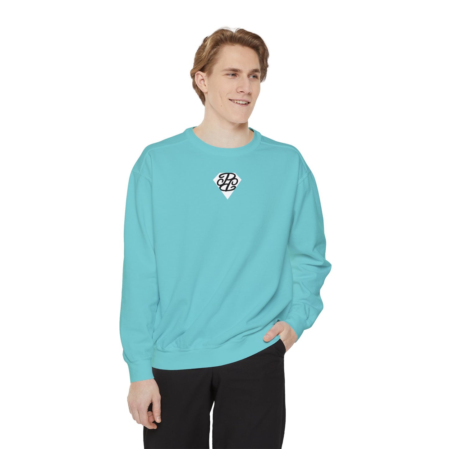 Phallacy Diamond Unisex Garment-Dyed Sweatshirt