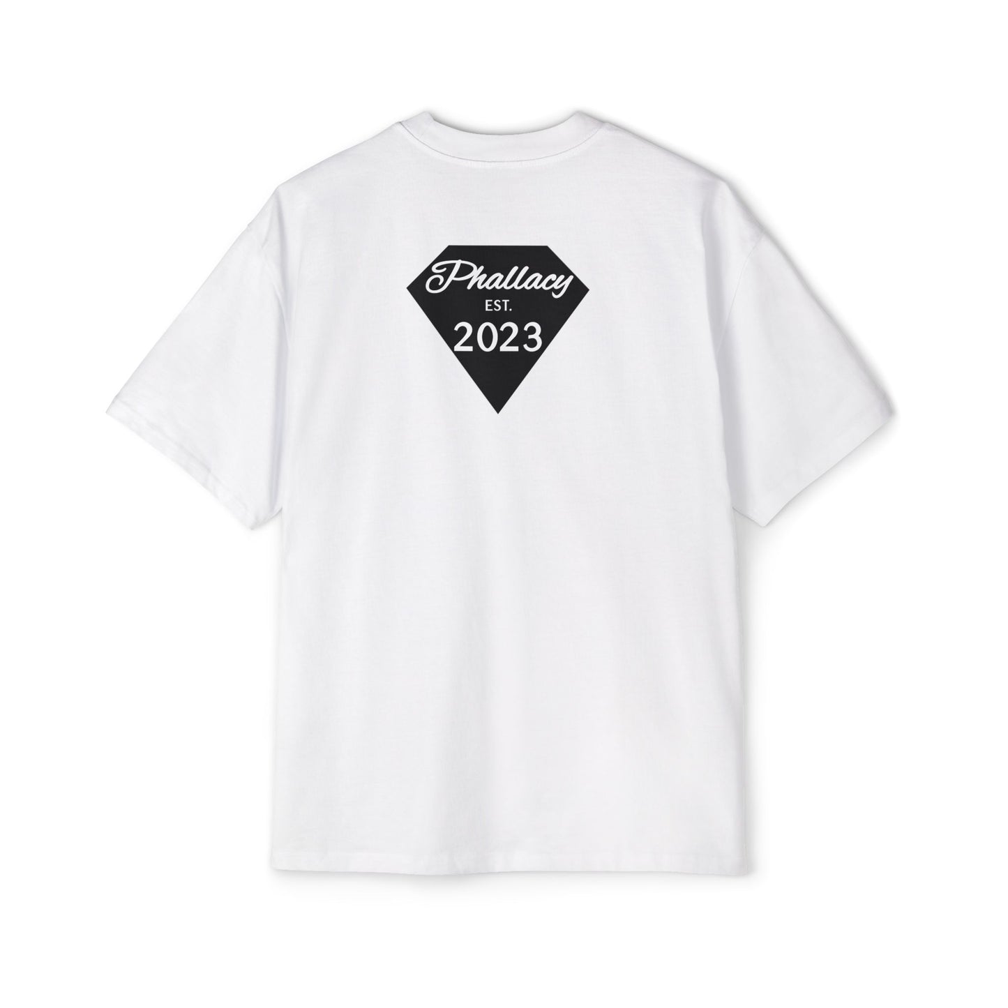 Phallacy Diamond Men's Heavy Oversized Tee