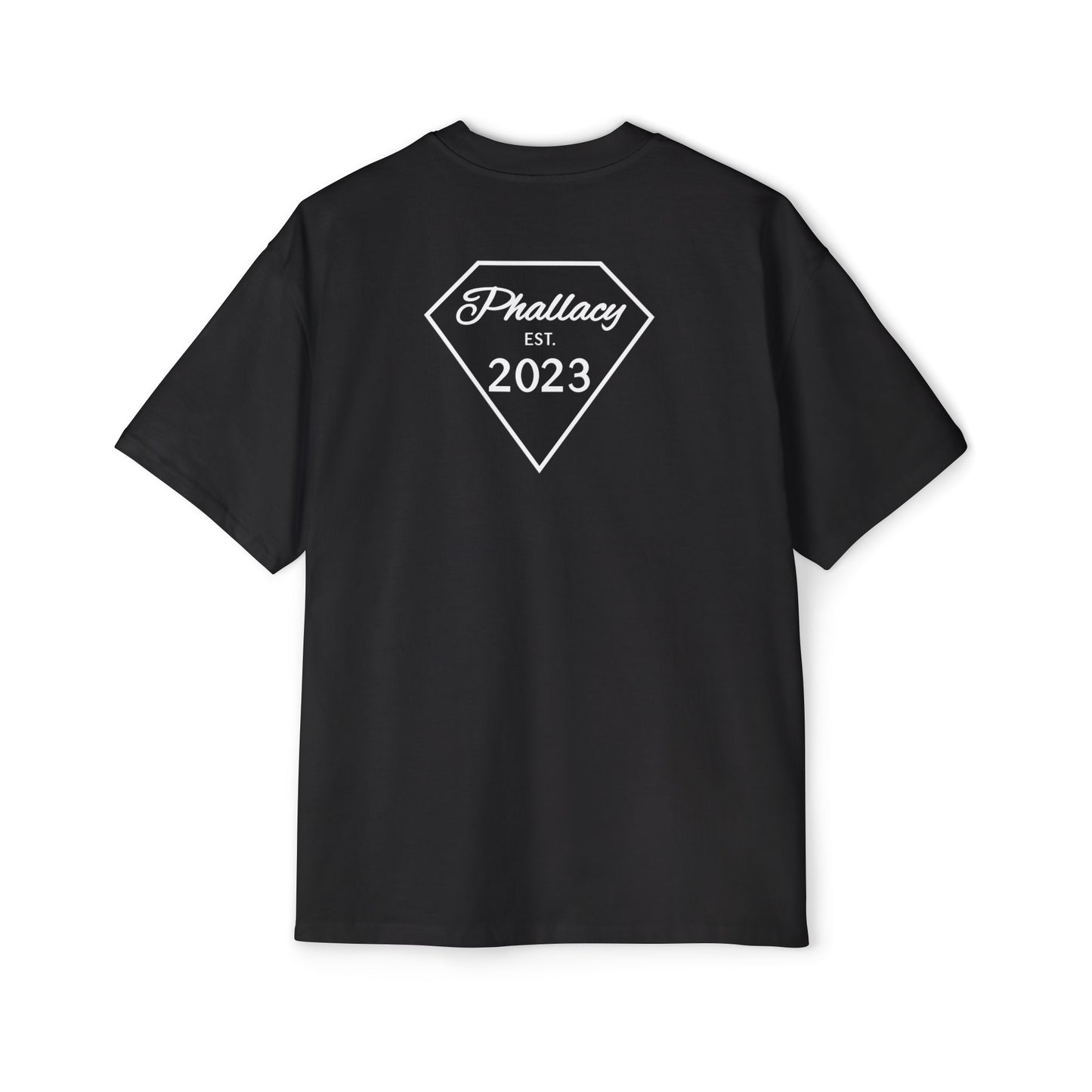 Phallacy Diamond Men's Heavy Oversized Tee