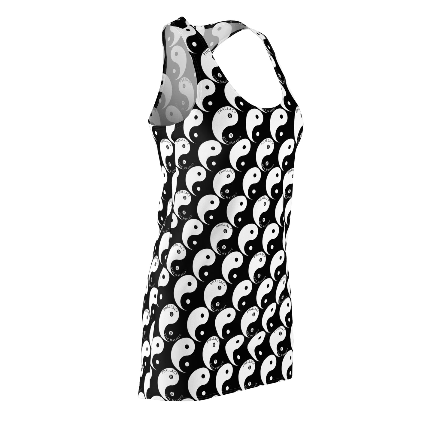 Phallacy Yin-Yang Designer Racerback Dress