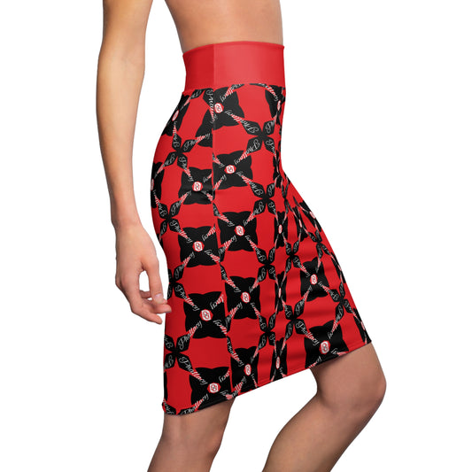 Phallacy XO Designer Pencil Skirt