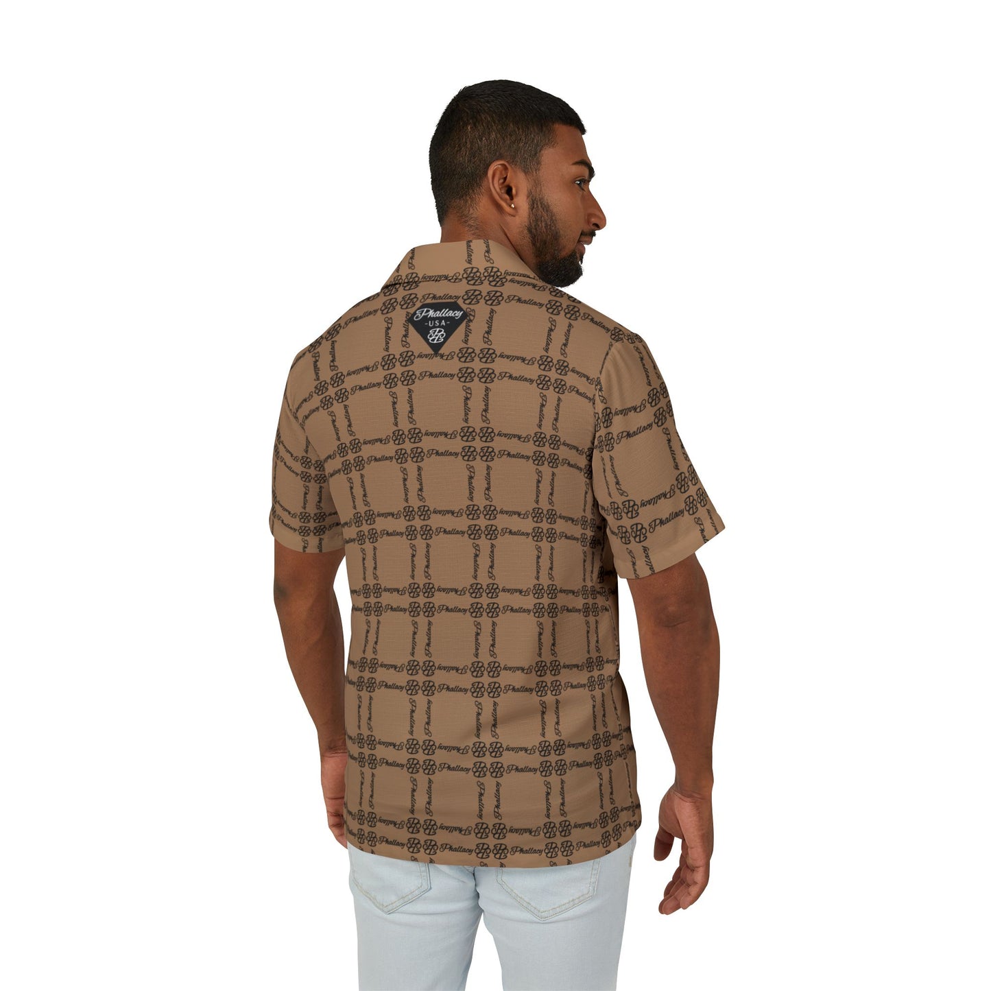 Phallacy Balance Designer Men's Button Up Shirt