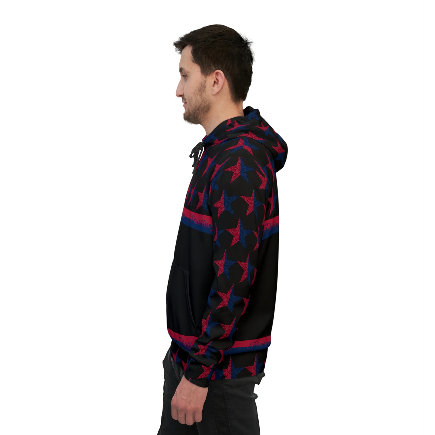 Phallacy Star Designer Unisex Athletic Hoodie