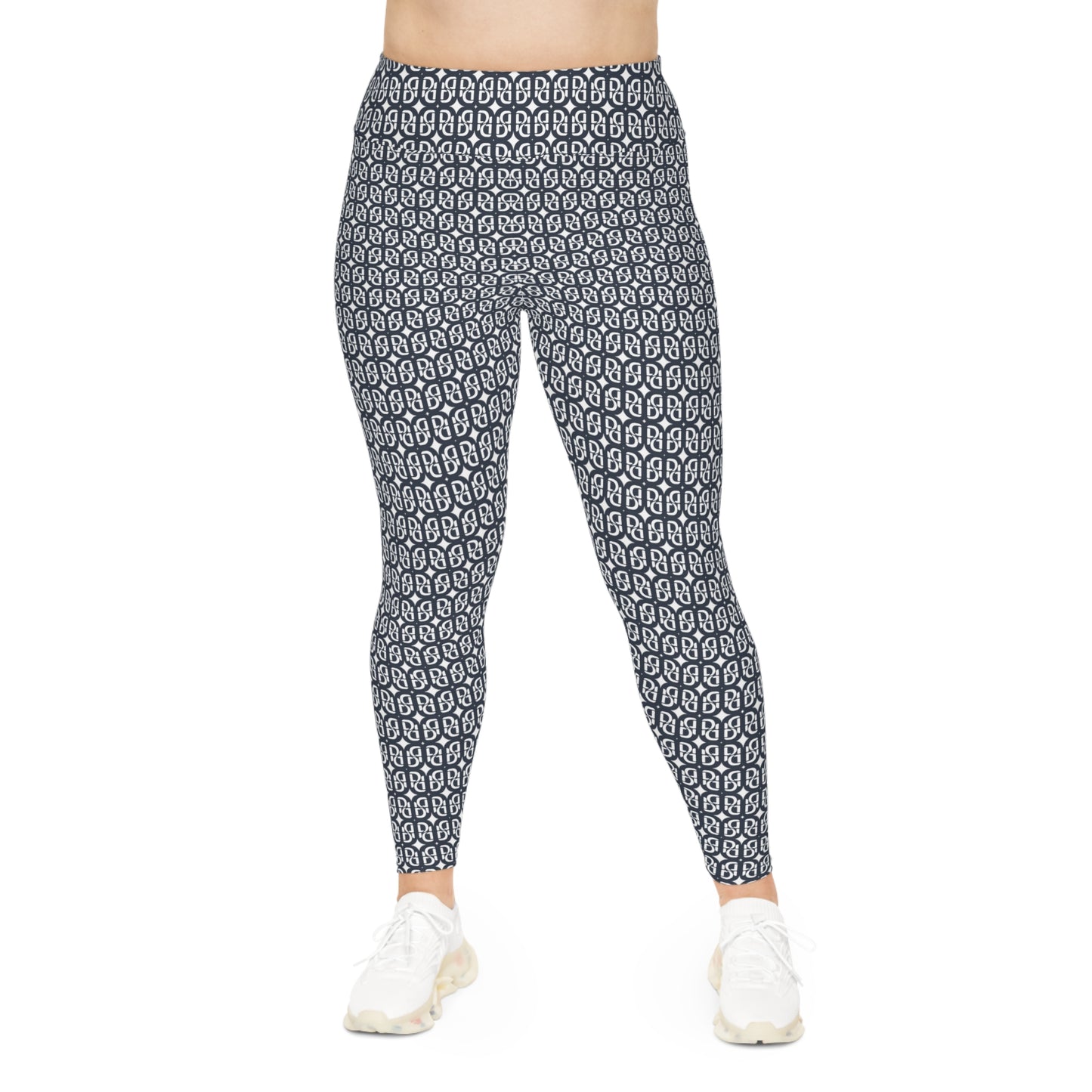 Phallacy Monogram Designer Plus Size Leggings