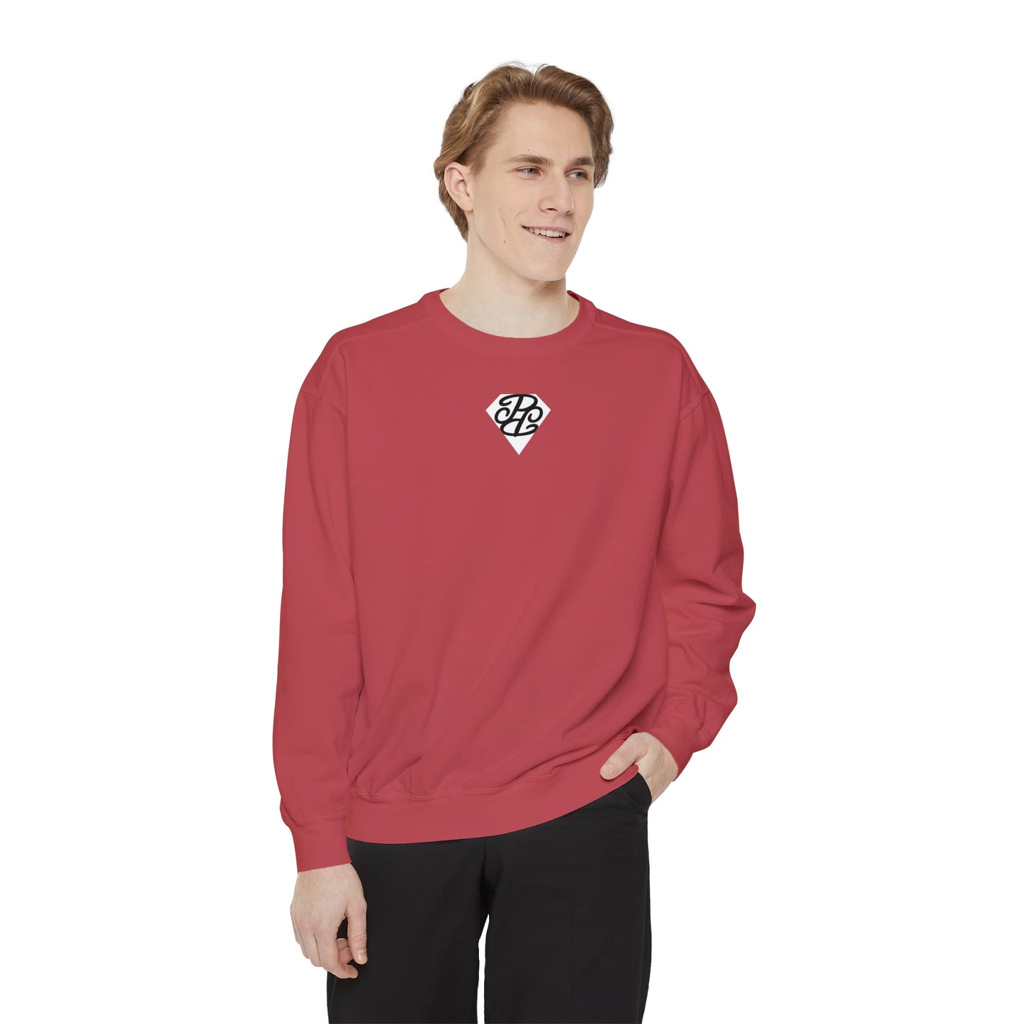 Phallacy Diamond Unisex Garment-Dyed Sweatshirt