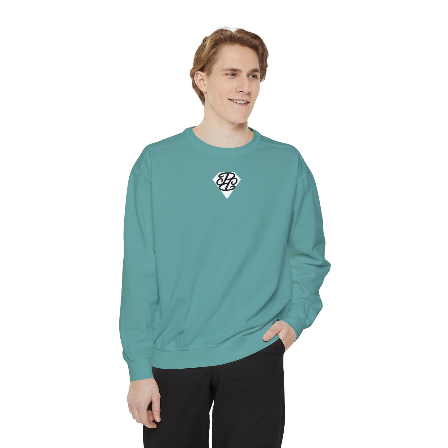 Phallacy Diamond Unisex Garment-Dyed Sweatshirt