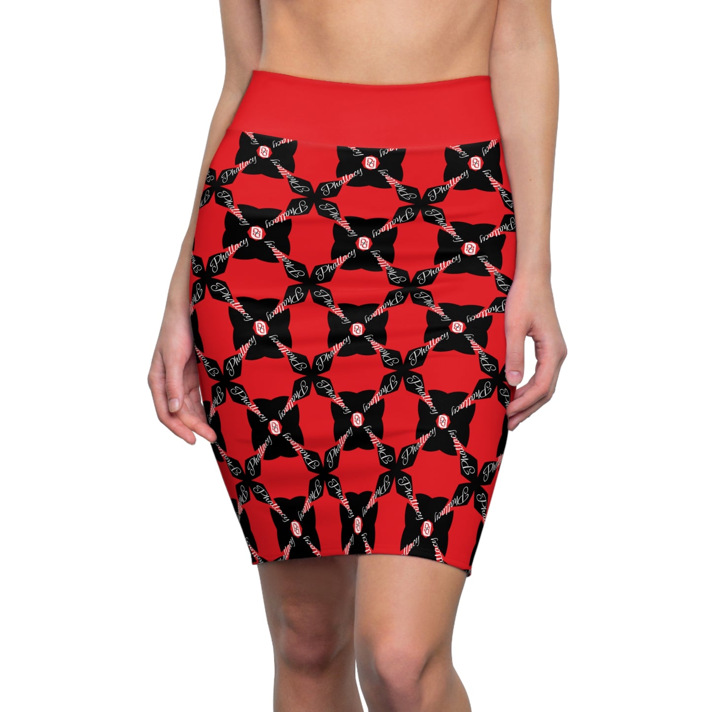 Phallacy XO Designer Pencil Skirt