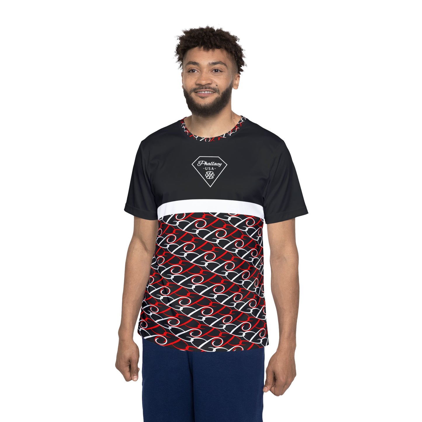 Phallacy Diamond Designer Men's Sports Jersey
