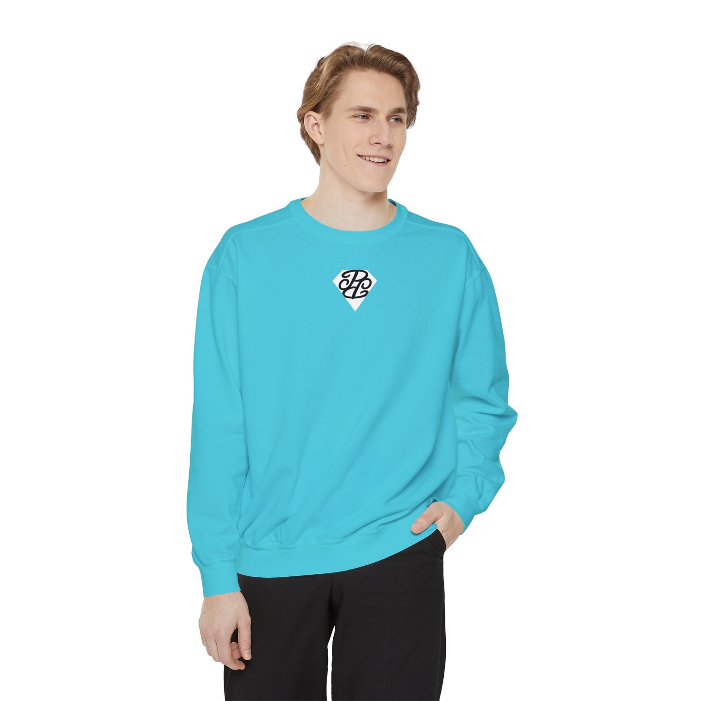 Phallacy Diamond Unisex Garment-Dyed Sweatshirt