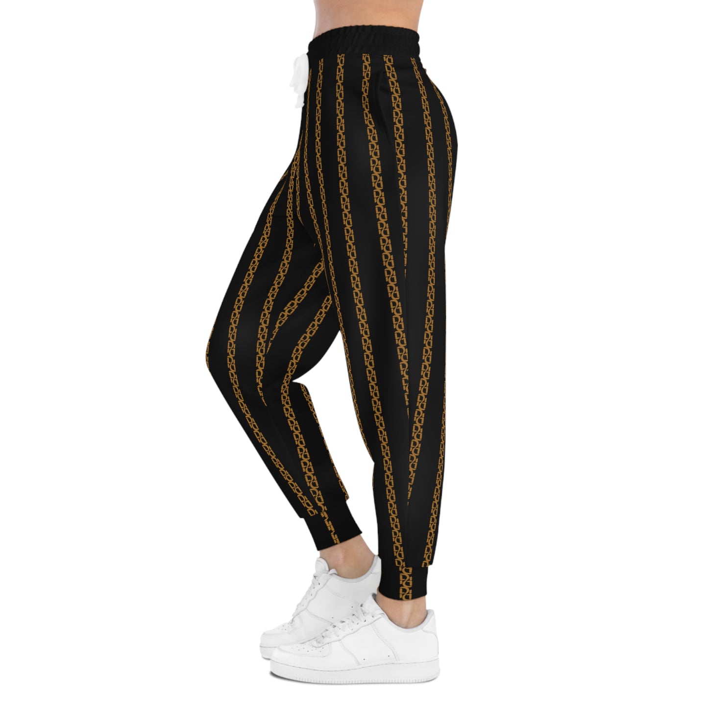 Phallacy Striped Designer Unisex Athletic Joggers