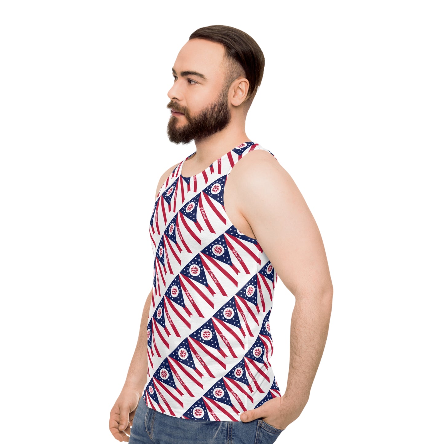 Phallacy Flag Designer Unisex Tank Top