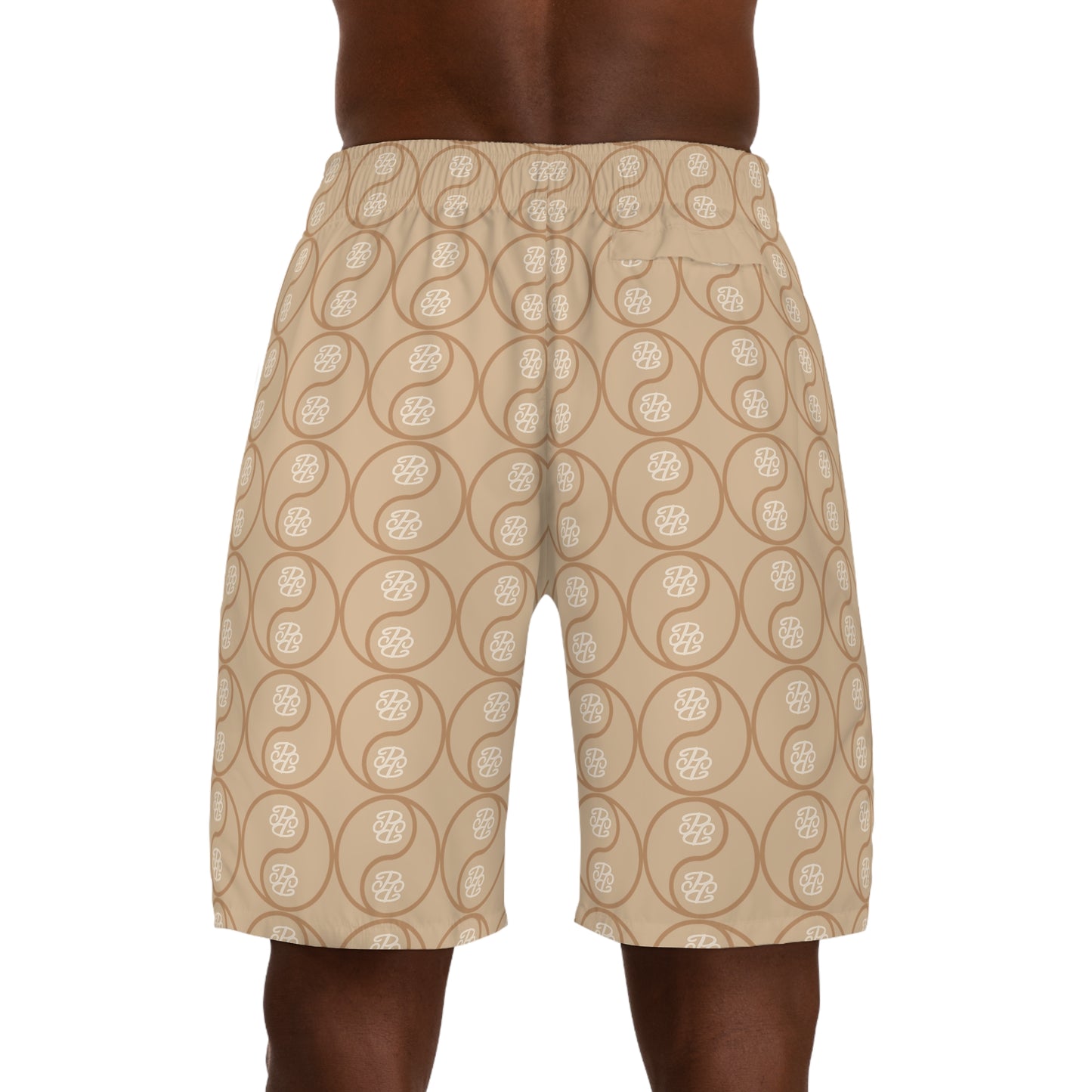 Phallacy Yin-Yang Designer Jogger Shorts
