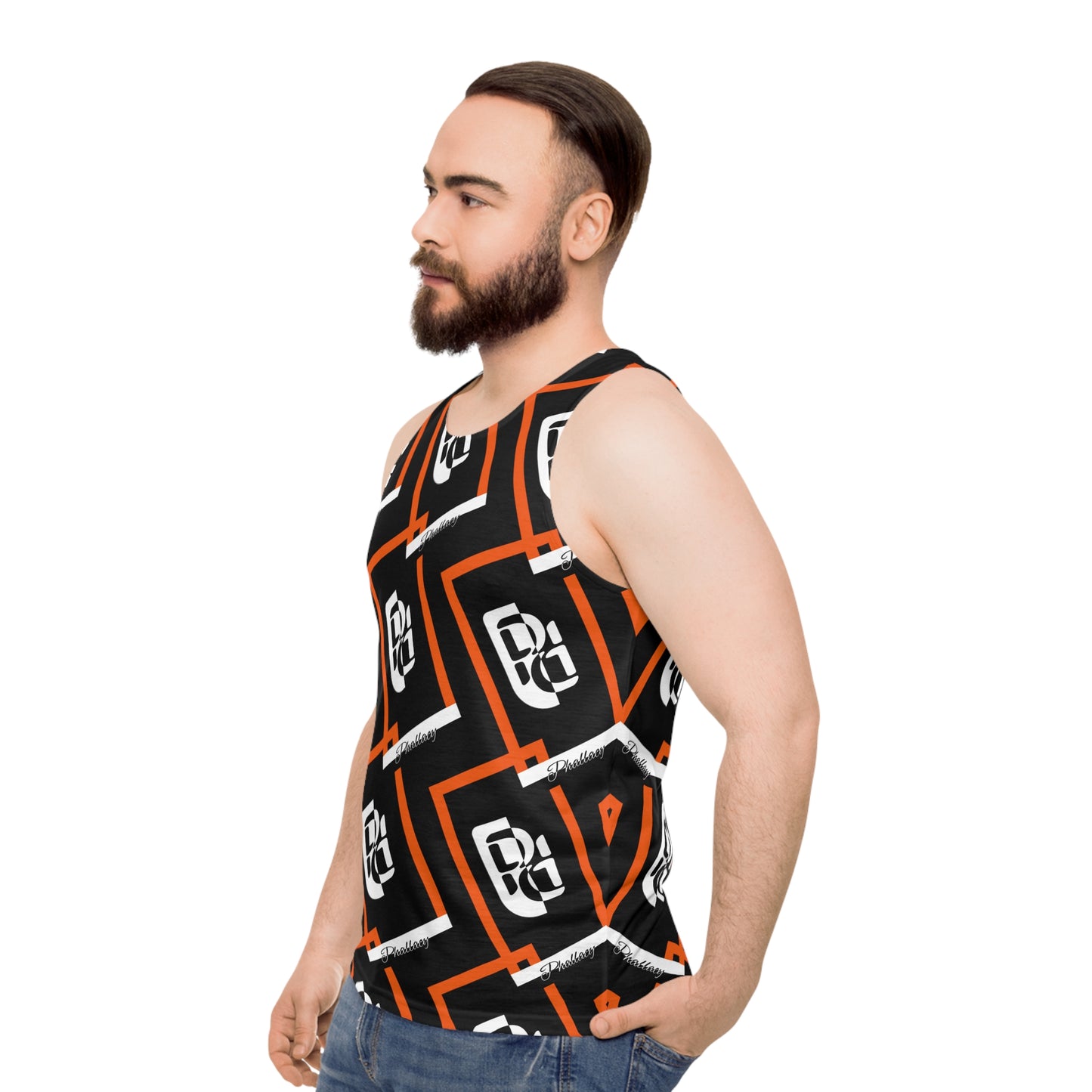 Phallacy Frame Designer Unisex Tank Top