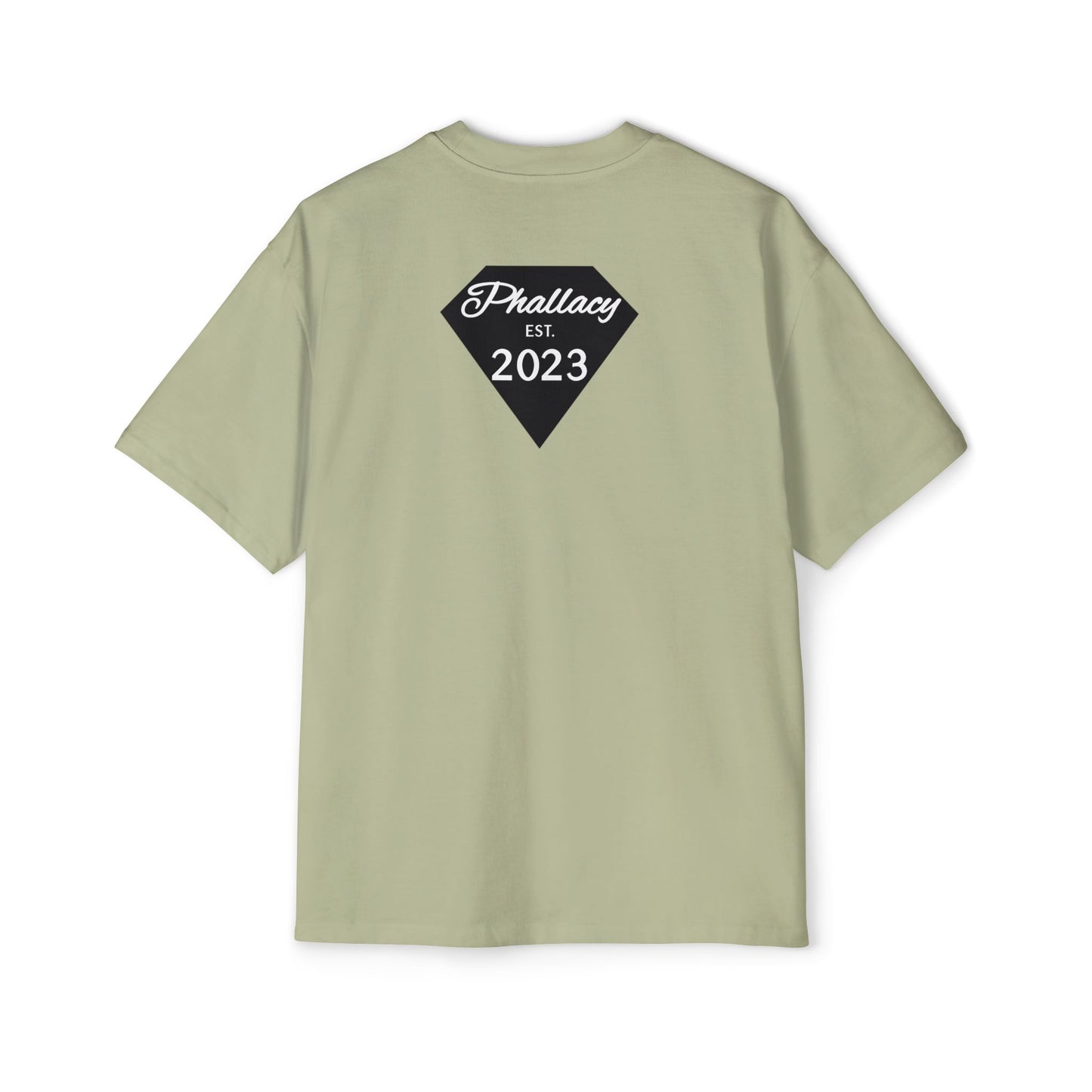 Phallacy Diamond Men's Heavy Oversized Tee