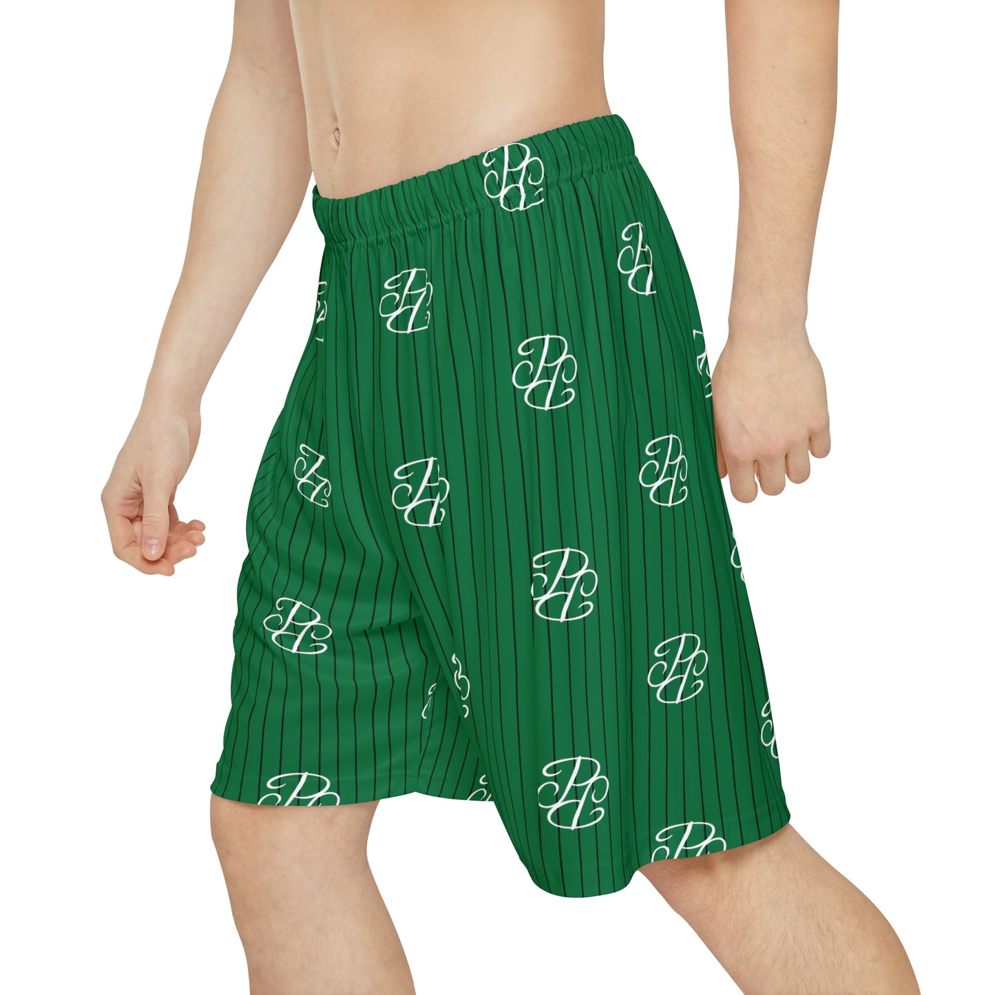 Phallacy Players Striped Designer Sports Shorts