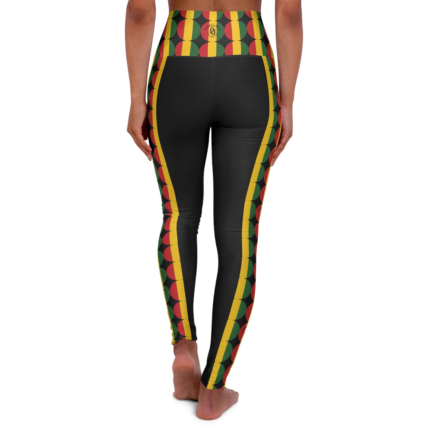 Phallacy Time Designer High Waisted Yoga Leggings