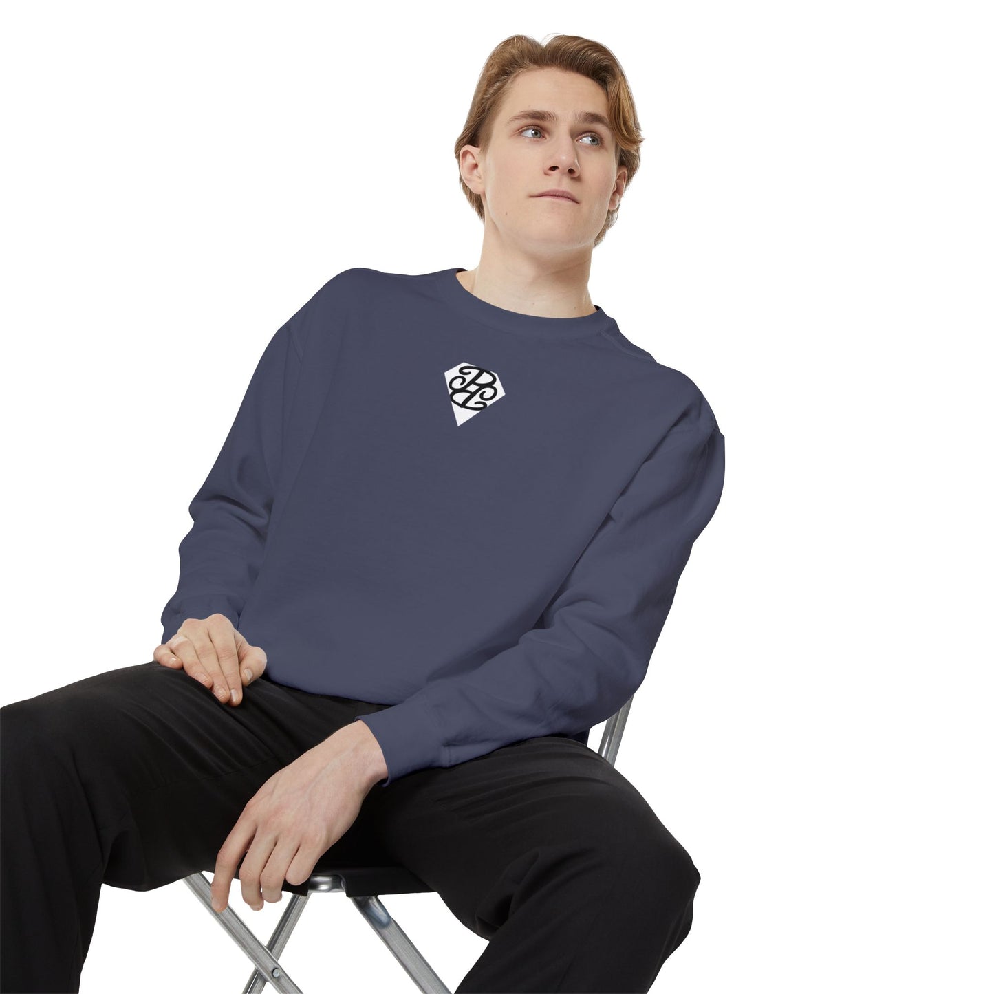 Phallacy Diamond Unisex Garment-Dyed Sweatshirt