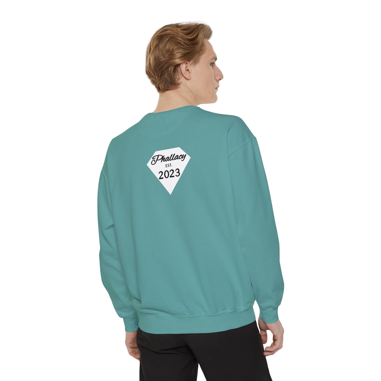 Phallacy Diamond Unisex Garment-Dyed Sweatshirt