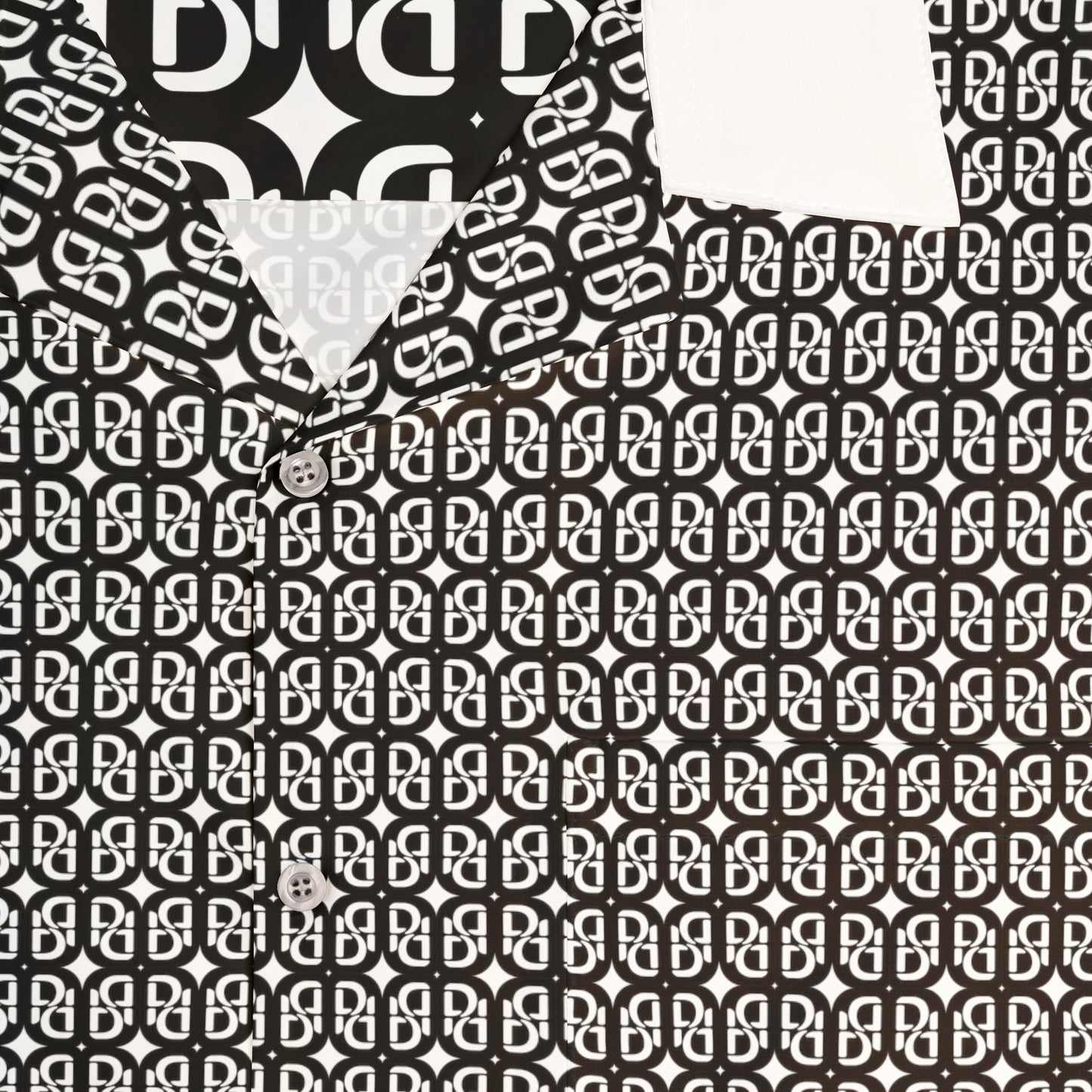 Phallacy Monogram Designer Button Up Shirt
