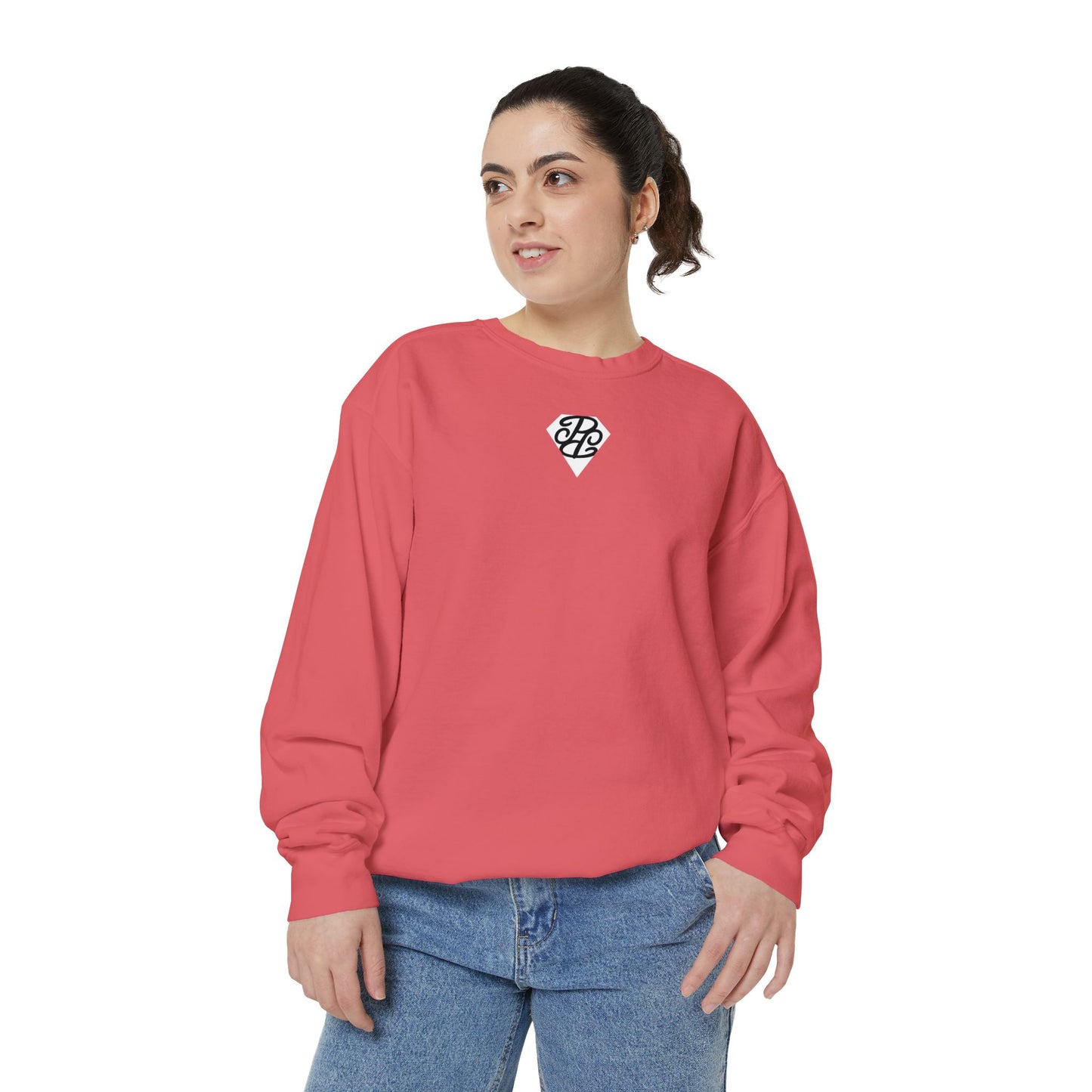 Phallacy Diamond Unisex Garment-Dyed Sweatshirt