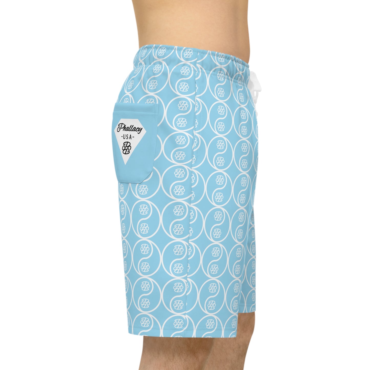 Phallacy Yin-Yang Designer Athletic Shorts