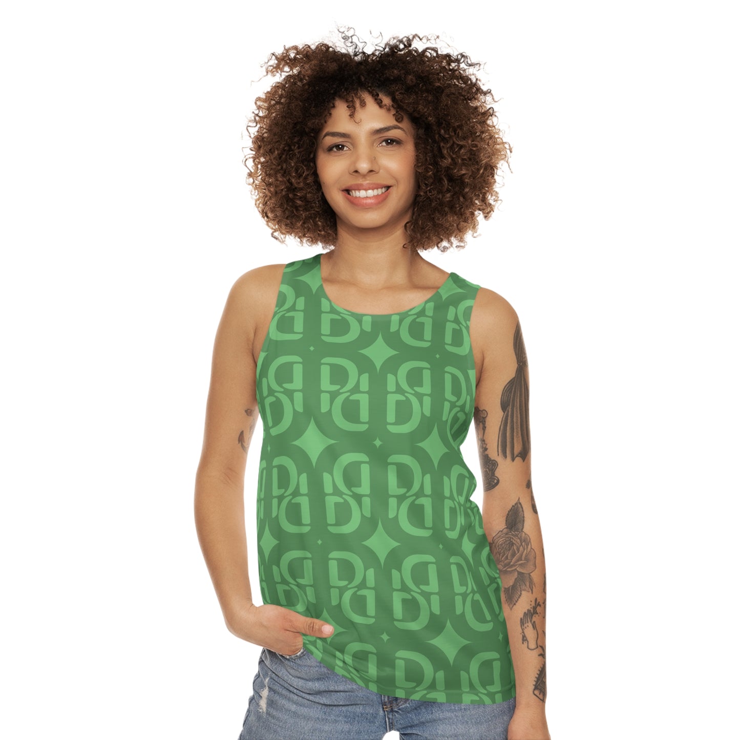 Phallacy Monogram Designer Unisex Tank Top