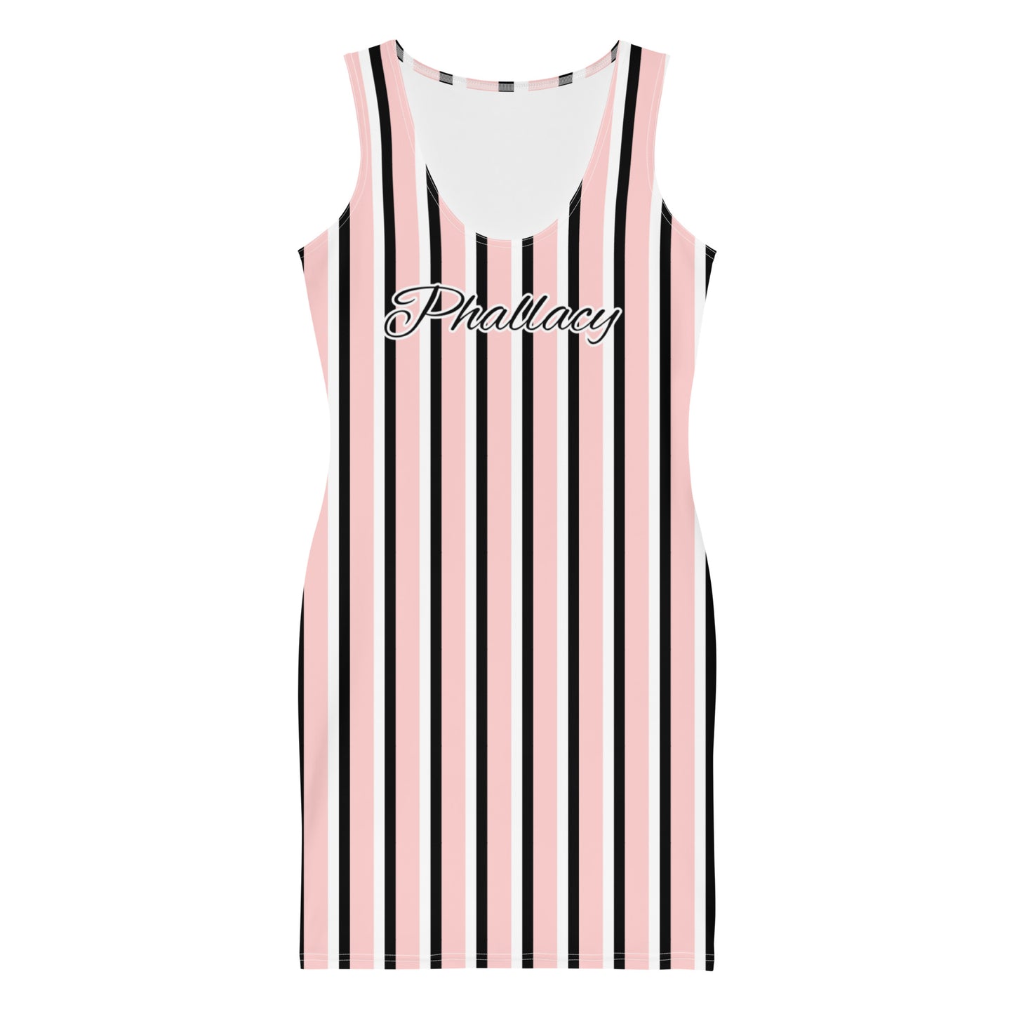 Phallacy Striped Designer Bodycon dress