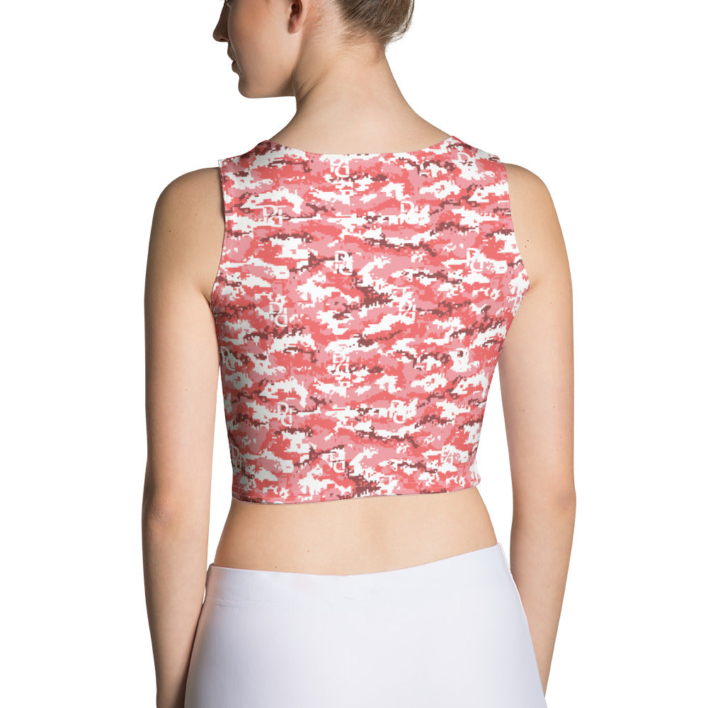 Phallacy Camo Designer Cropped Tank Top Tee