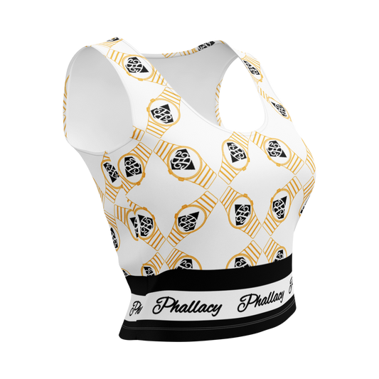 Phallacy Time Designer Cropped Tank Top