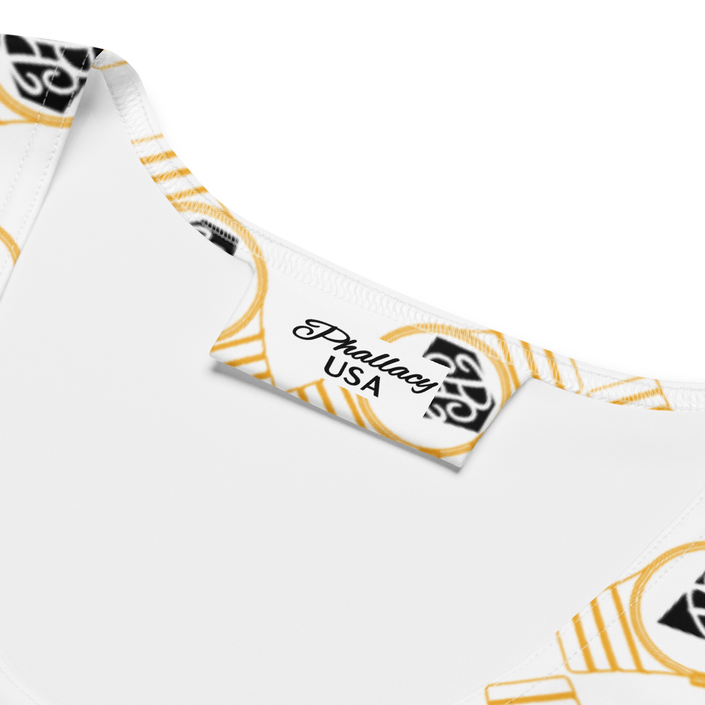 Phallacy Time Designer Cropped Tank Top