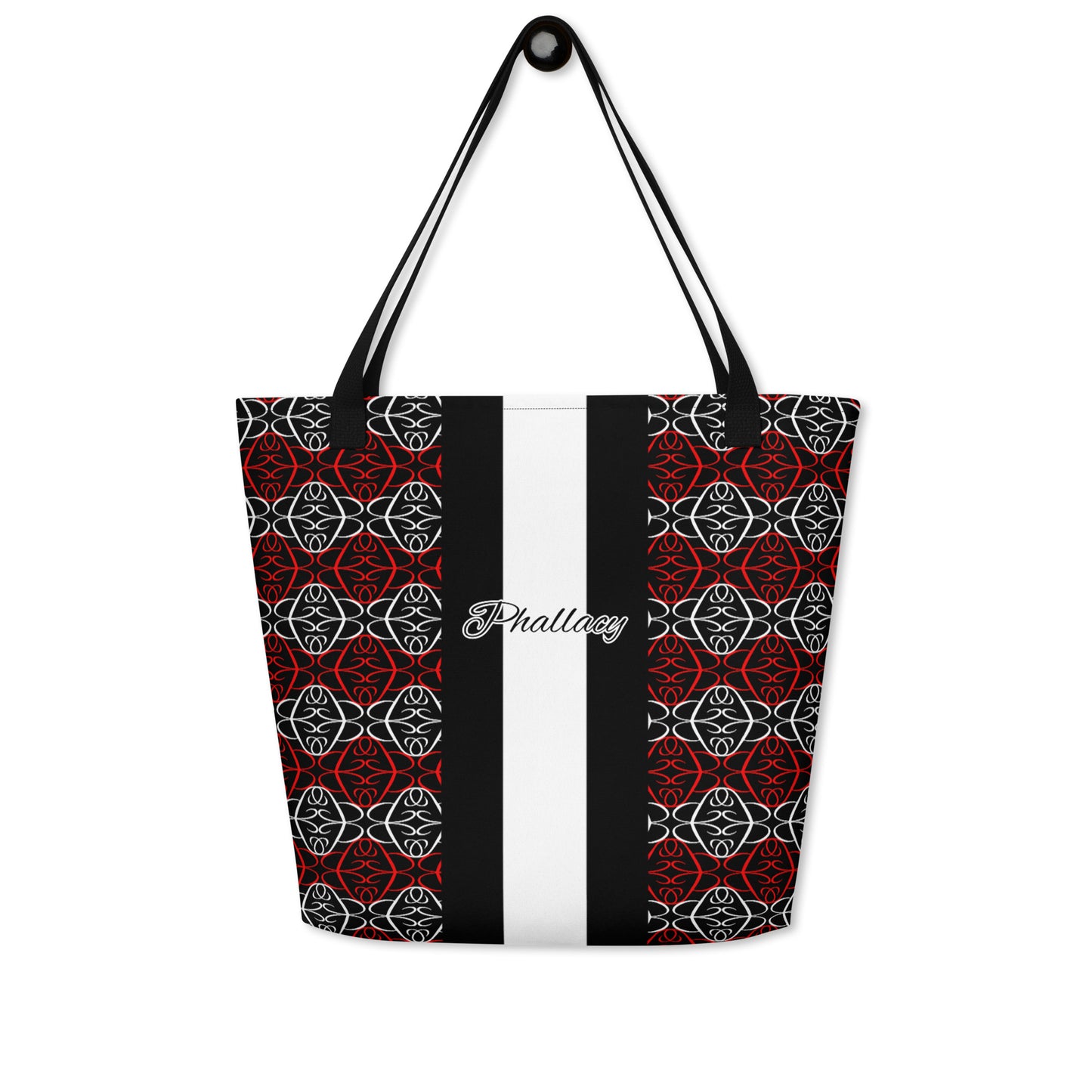 Phallacy Players Designer Large Tote Bag
