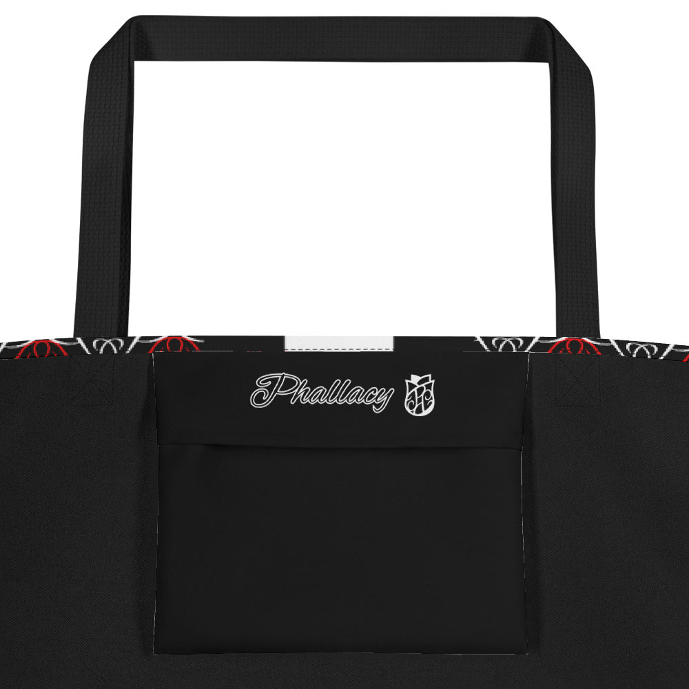 Phallacy Players Designer Large Tote Bag