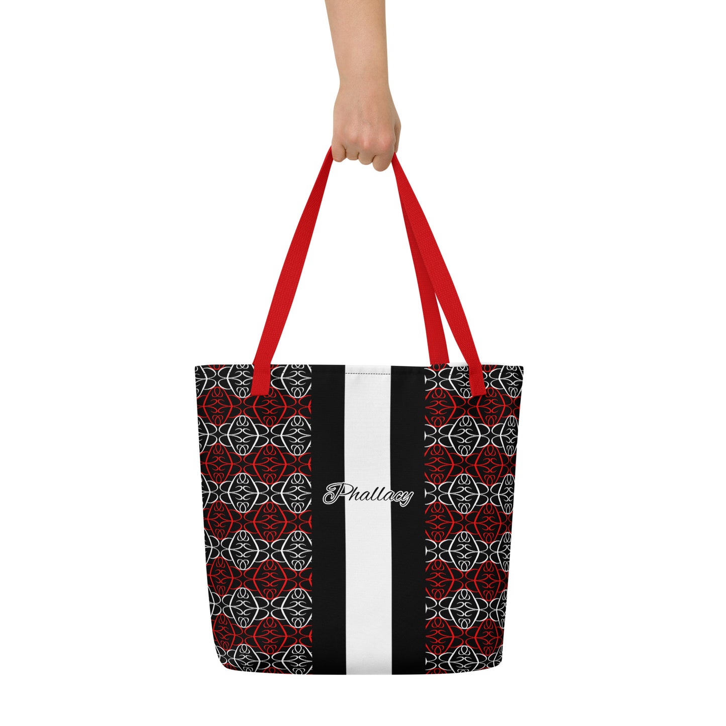 Phallacy Players Designer Large Tote Bag