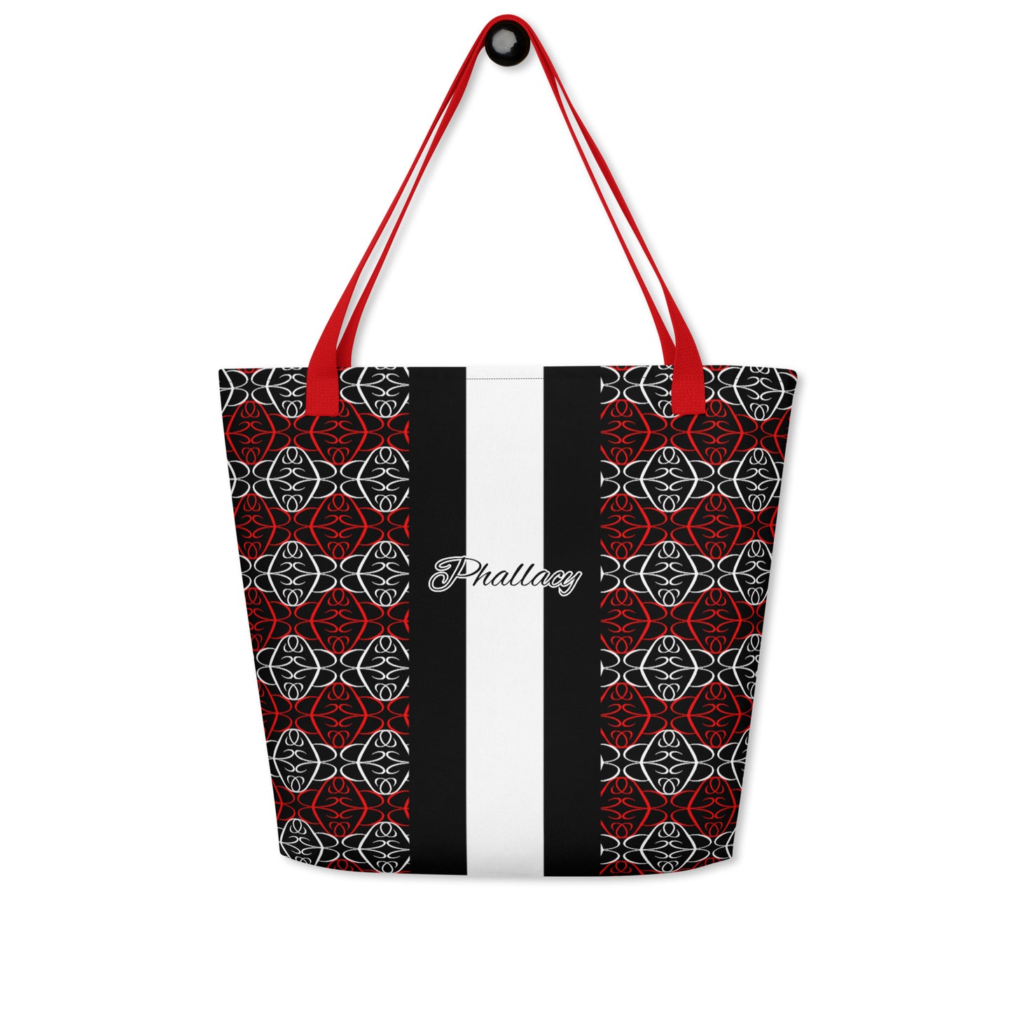 Phallacy Players Designer Large Tote Bag