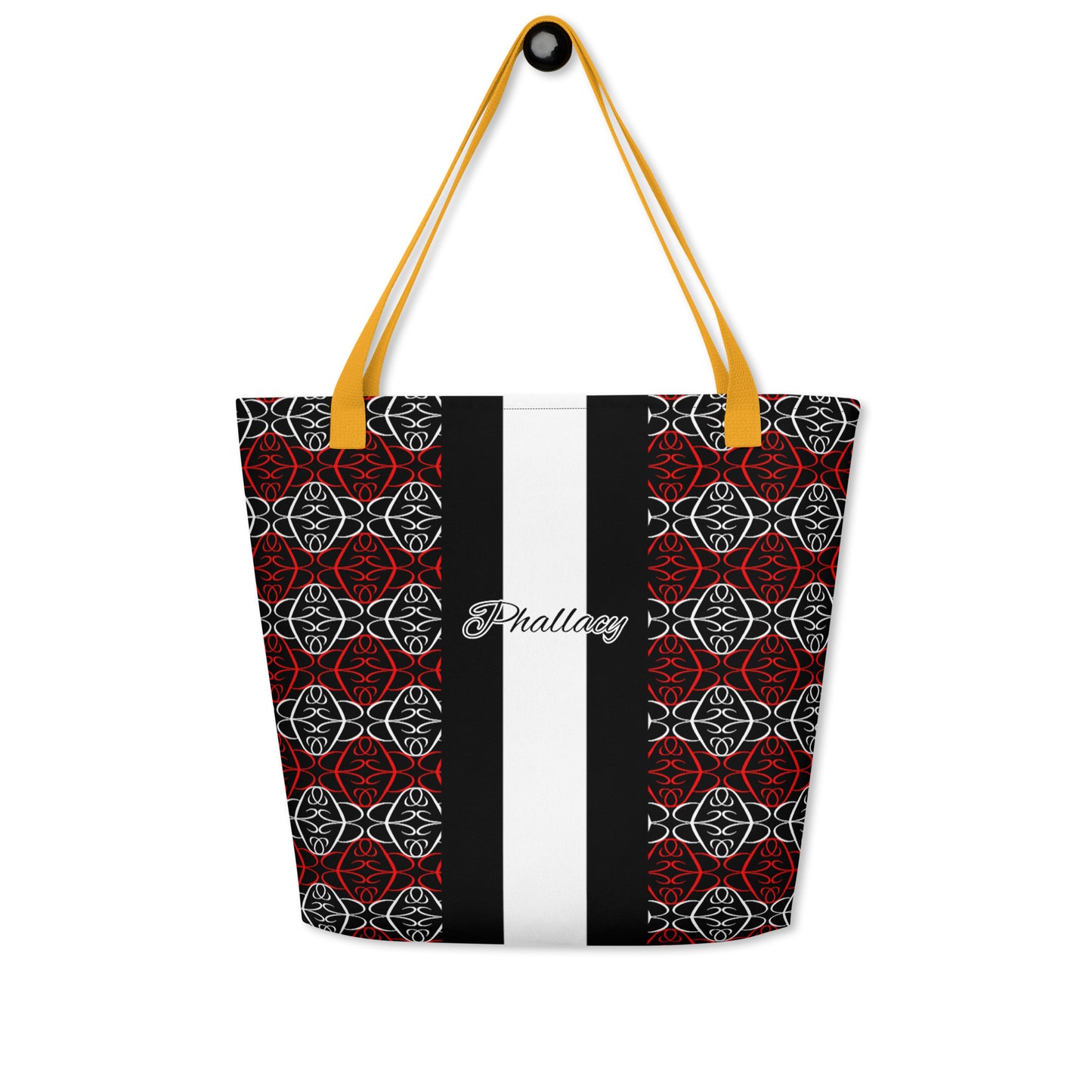 Phallacy Players Designer Large Tote Bag