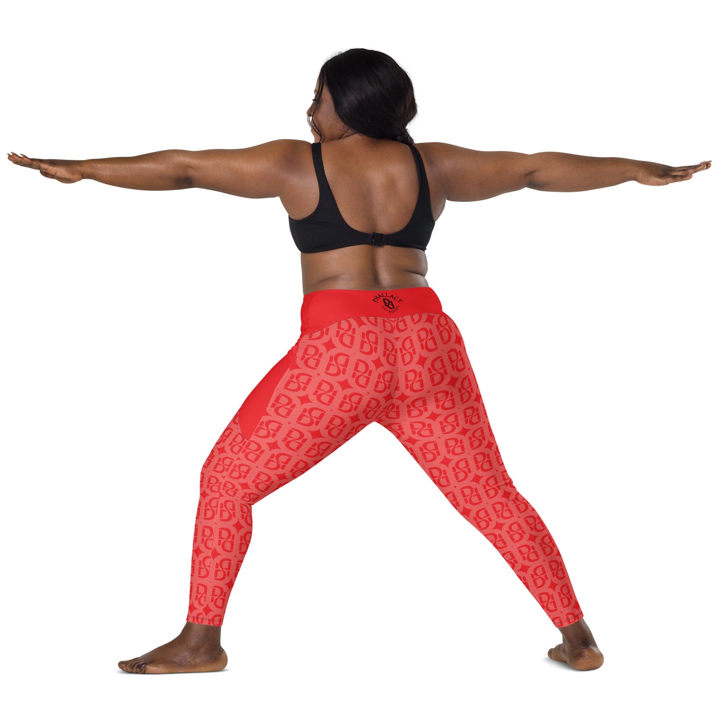 Phallacy Monogram Designer Leggings w/ Pockets