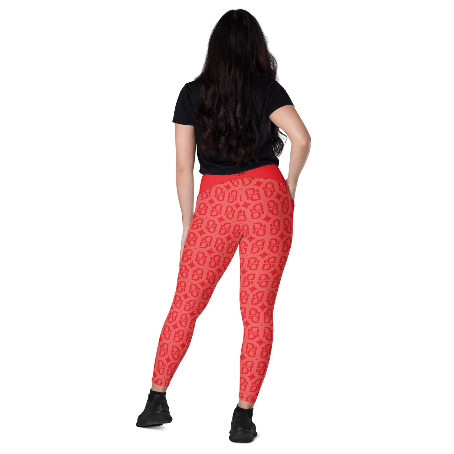 Phallacy Monogram Designer Leggings w/ Pockets