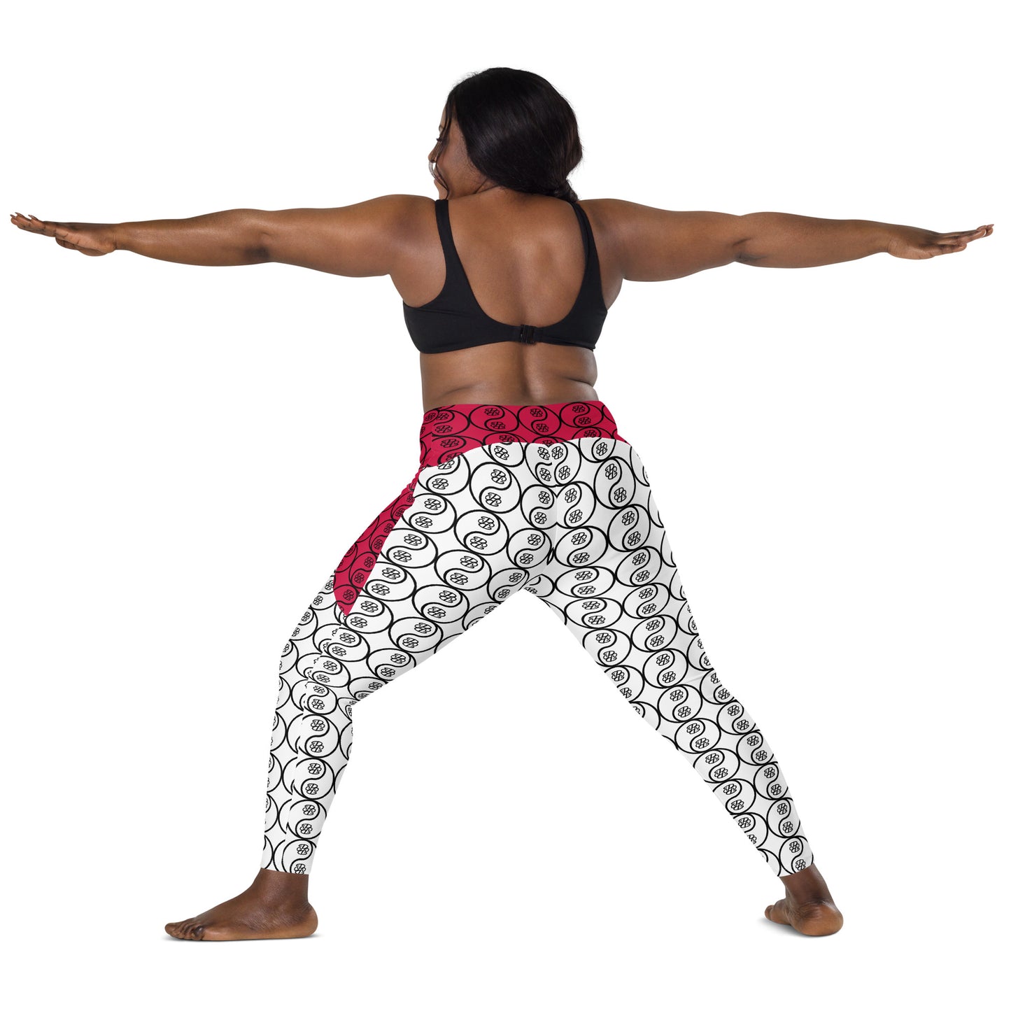 Phallacy Yin-Yang Designer Leggings w/ Pockets