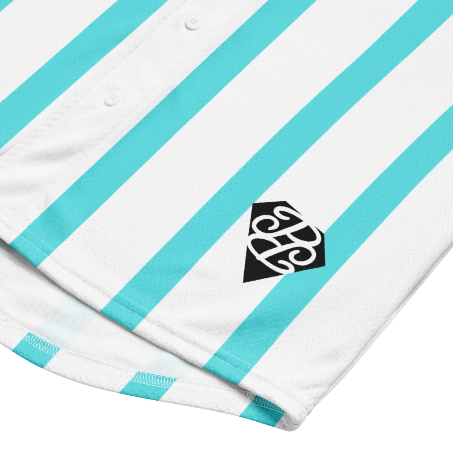 Phallacy Striped Designer Unisex Baseball Jersey