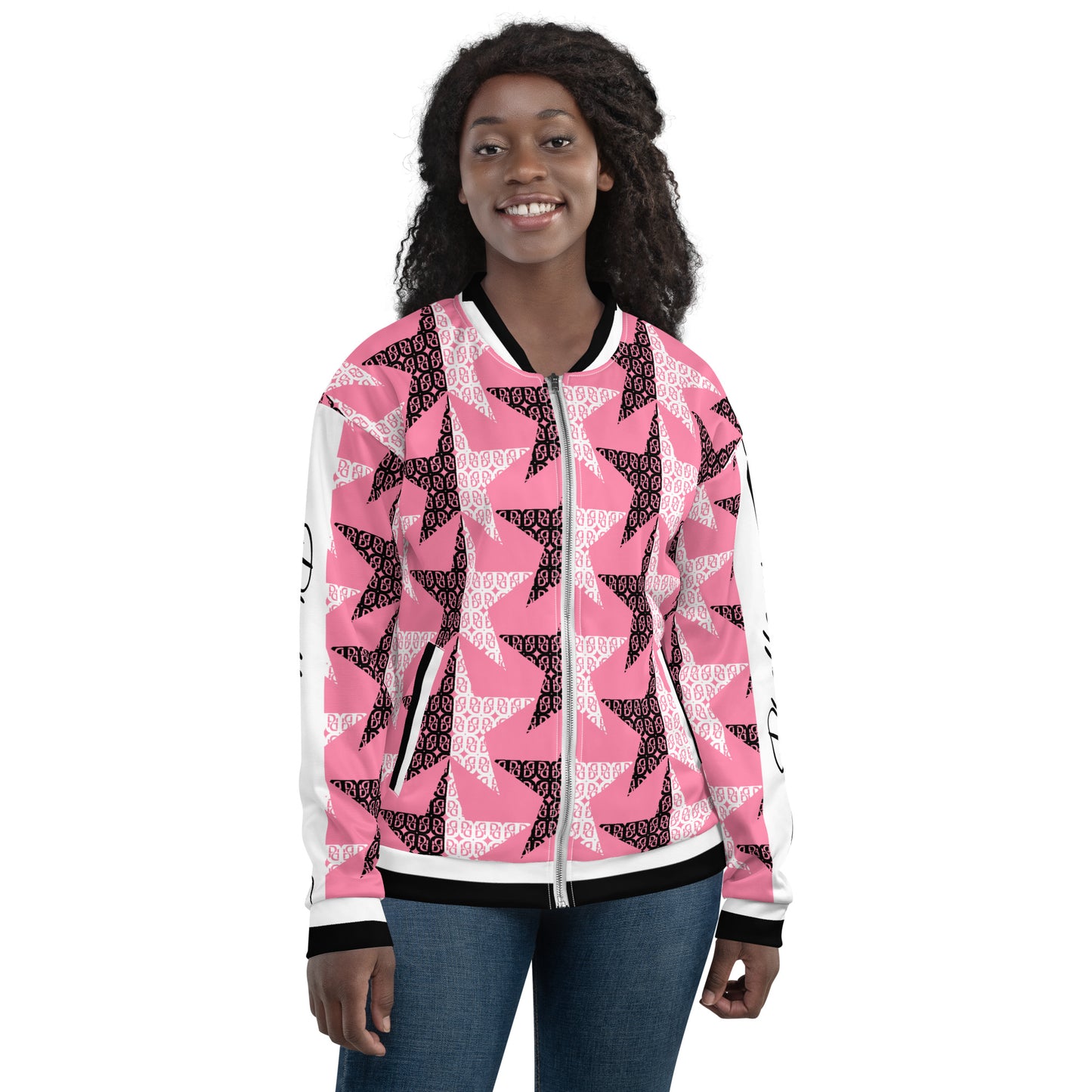 Phallacy Star Designer Women's Bomber Jacket