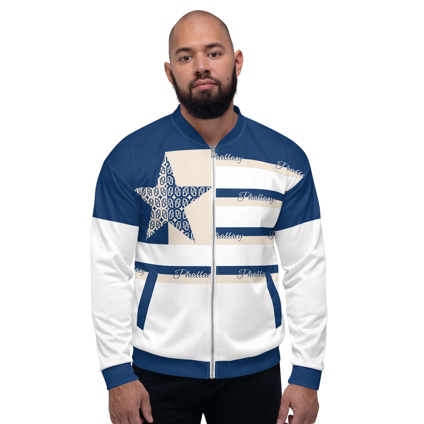 Phallacy Flag Designer Unisex Bomber Jacket