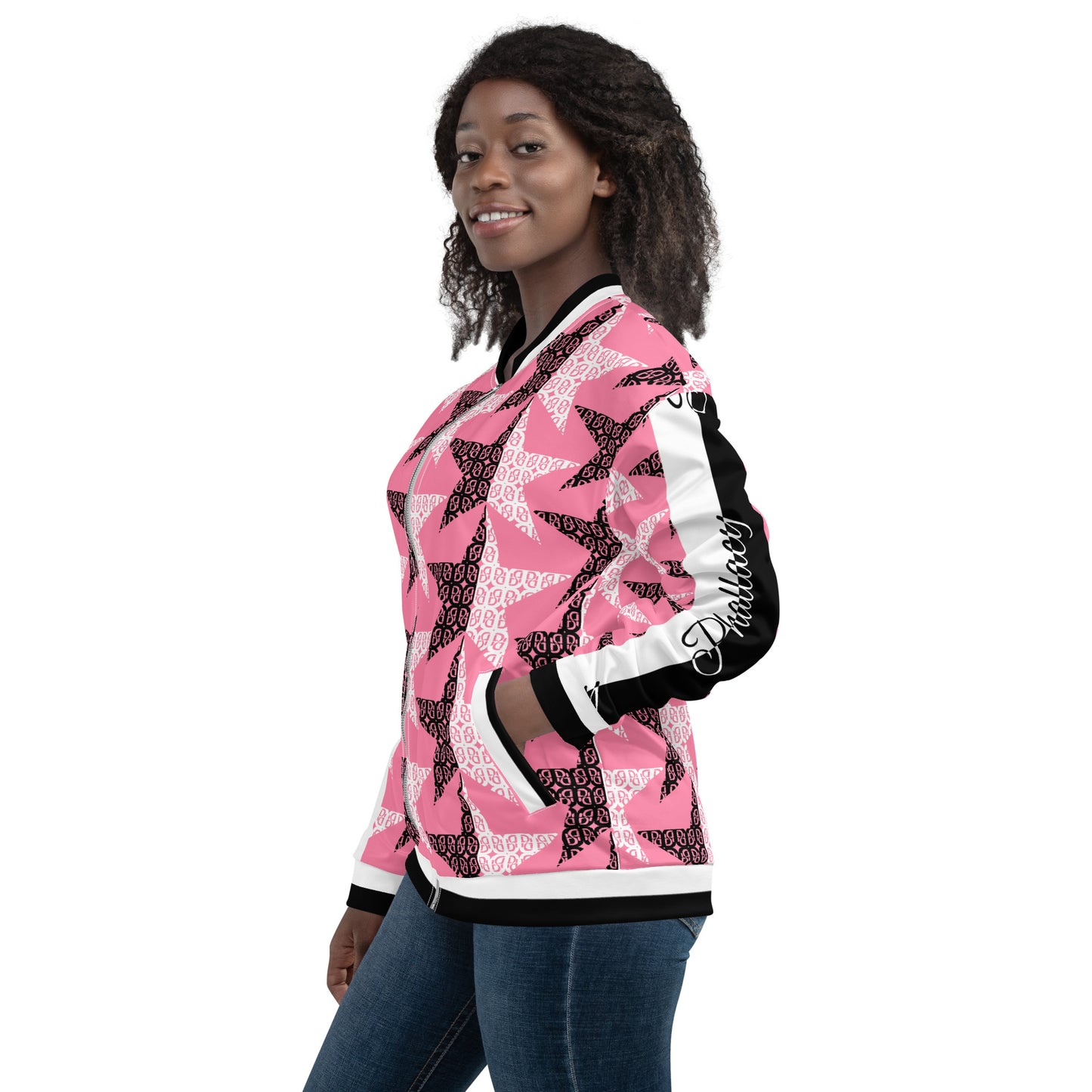 Phallacy Star Designer Women's Bomber Jacket